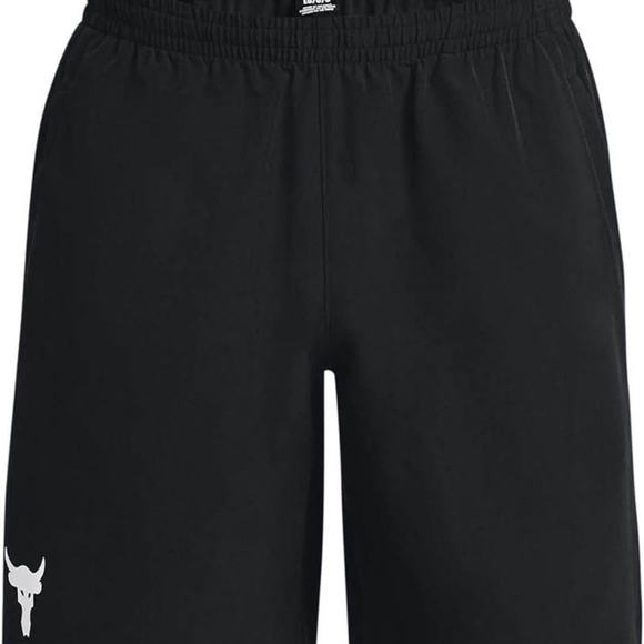 BRAND NEW men under armour dwayne johnson project rock black shorts size XXL - Picture 4 of 7